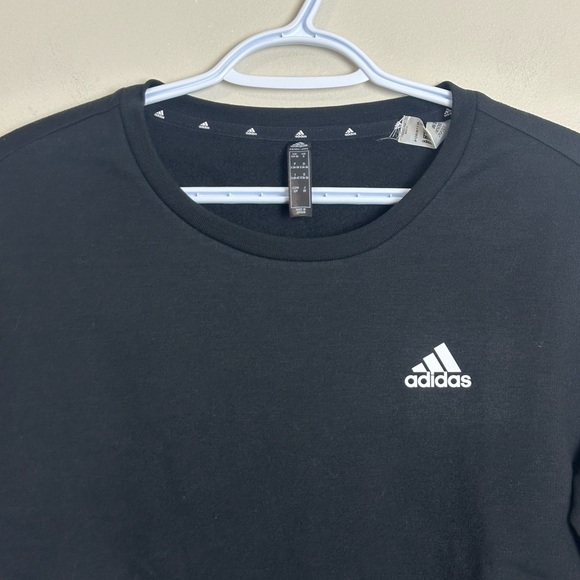 Adidas Size S Primegreen Black Top with White Accents - Picture 2 of 6